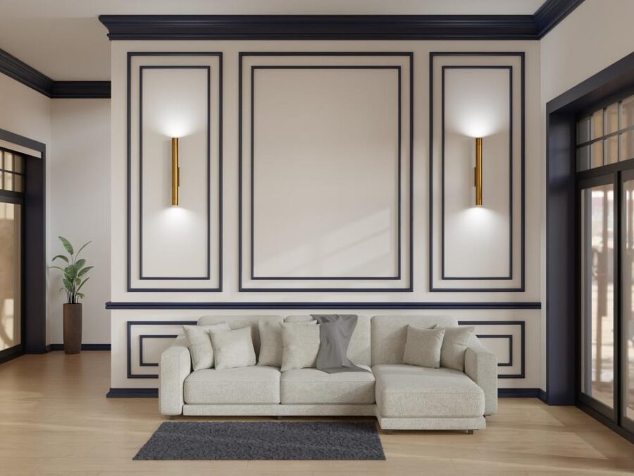 Sculptural Slatted Feature Wall