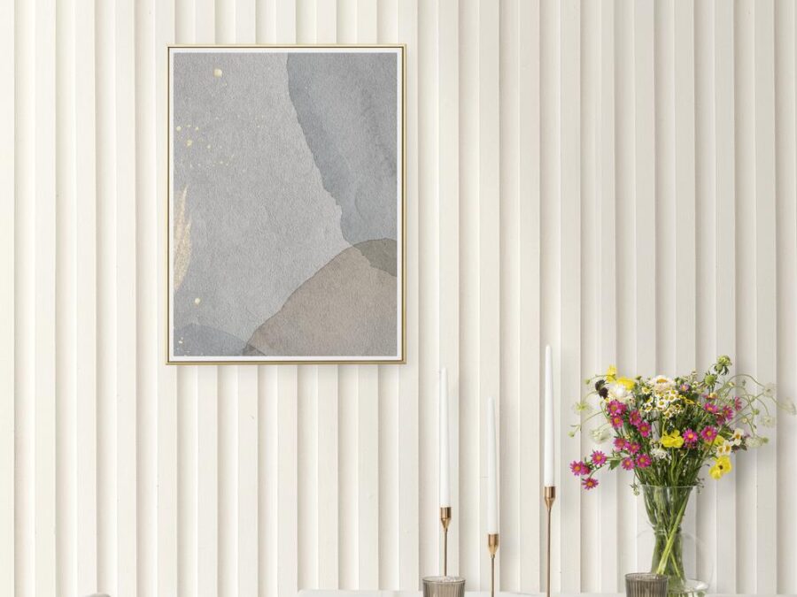 Fluted Dining Room Wall