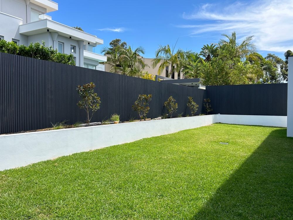 Charcoal Garden Wall